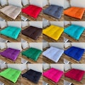 Square chair cushions, square quilted cushions, Cushions with ties, Cushion for Home, Bistro cushions, personalised gift, colorway cushion