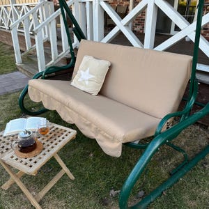 Swing cushion, Cushion for garden swing, Cushion for porch, Bench cushions, Soft cushion for porch swing with backrest, The porch swing sofa