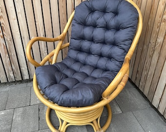 Coussin de chaise à bascule, coussin de chaise pivotante, coussin de chaise en rotin, coussin de chaise papasan, coussin de chaise berçante, coussin de chaise de porche, coussin