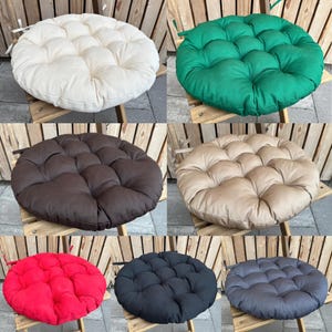 Chair cushions, Round chair cushion, Chair pad, Chair cushion with ties, Seat cushion, Cushion cover, Decorative cushion, Sear pad, Cushion