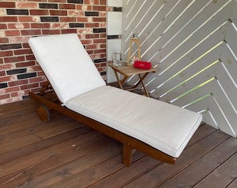 Chaise Lounge Cushion, Sunbrella outdoor cushion, Pool cushion cover,  Sun lounges, Replacement cushion, Outdoor chaise lounge cushion