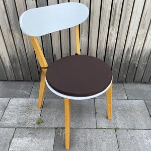 Round cushion with ties for kitchen round chairs, thin cushions for kitchen chairs, pillows for outdoor, cotton cushion for 14-20 in cushion