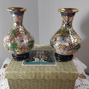 Chinese Cloisonne antique Vases