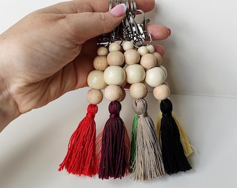 Bag Charm, Purse Charm Keychain for Keys Women, Beaded Aesthetic Cute Accessories Gift