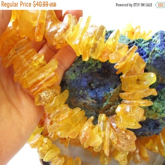 LEMON QUARTZ GEMSTONE YELLOW NUGGET 10-20MM LOOSE BEADS 7.5/"