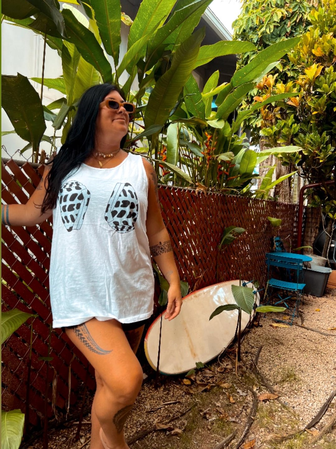 Hebrew Shell Tank Top - Etsy