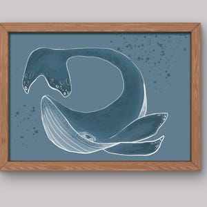 The Whale Poster / INSTANT DOWNLOAD