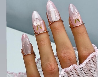 Halal Nail Accessories For Fake Nail Jewelry For Women FREE Ring box and Glue Tape