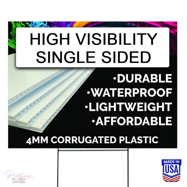 Window Tinting Yard Signs 10 Pack Custom Personalizable PHONE or EMAIL ...