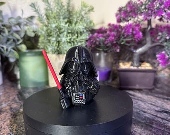 Duck Vader Hand Painted 3D Printed Pla Acrylic Water proof