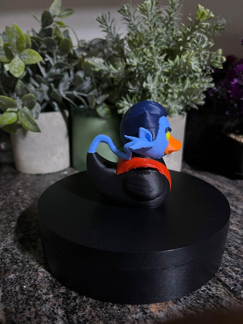 Teleporting Mutant-inspired 3D Printed Duck – Hand-painted Blue Hero ...