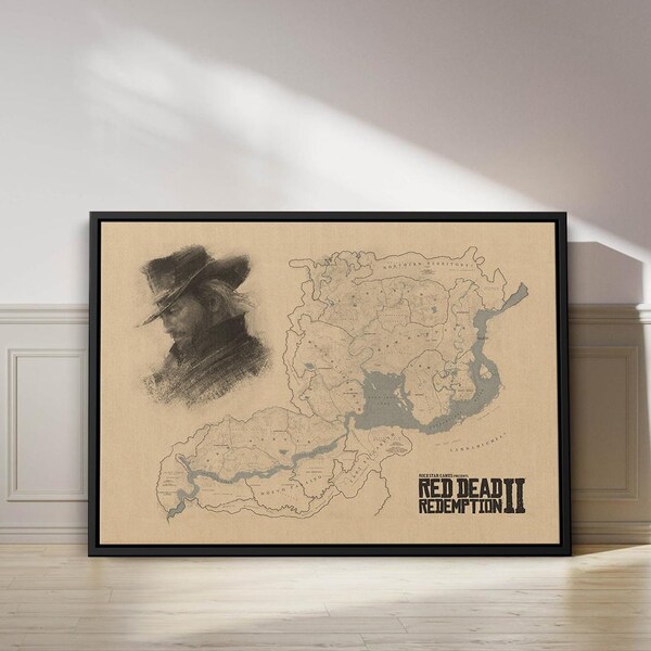 2 Maps Wall Hanging Etsy