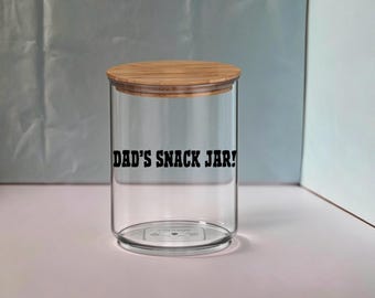 Dads snack jar