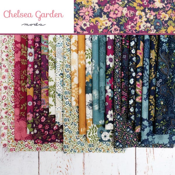 Chelsea Garden by Moda Fabrics - fabric bundle - 26 pieces