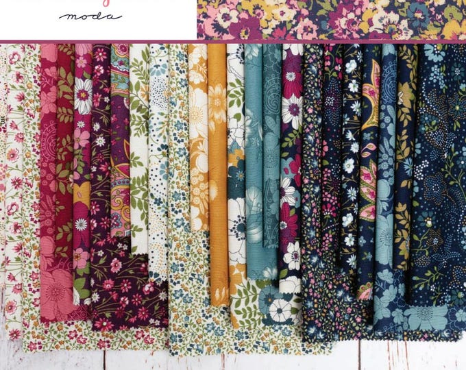 Chelsea Garden by Moda Fabrics - English garden, 26 pieces