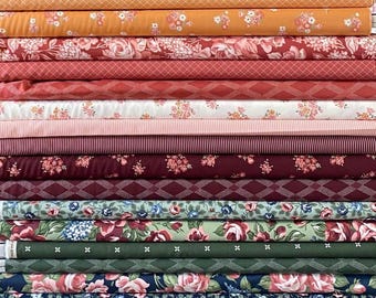 SUNNYSIDE by Camille Roskelley for Moda, Fabric bundle - 20 Fat Quarters + 1 Mini charm pack