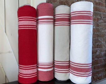 Moda Enamoured Christmas White Red Toweling 18”-wide, by the yard