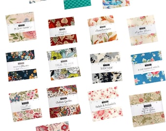 2026 Moda Fabrics Precuts - Charm Pack 5-in squares, 42-pieces - Select a pack