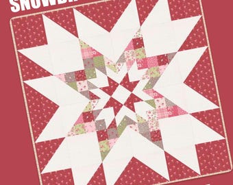 SNOWDROP Quilt Kit - featuring A Very Sweet Christmas fabrics