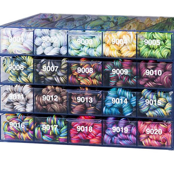 COSMO VARIEGATED Seasons 9000 Series - floss thread hand embroidery 100% cotton - 6 strands - 8.75 yards - per skein or get all 20 colors!