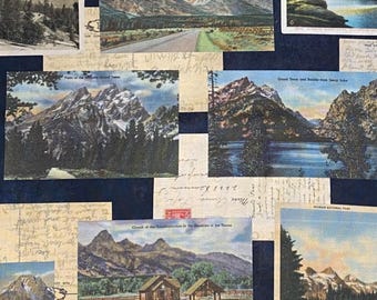 Outdoorsy by Cathe Holden - Moda quilting cotton fabric, Postcards #7382-15