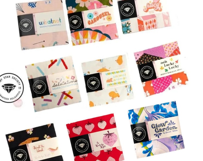 Ruby Star Society Charm Packs - Precuts - Charm Pack, 42 Pieces