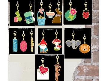 Sew Cute Enamel Zipper Pulls Charms Cathe Holden