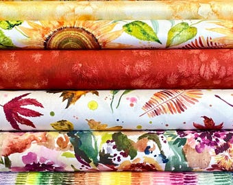 Floribunda by Create Joy Project for Moda Fabrics, 7-piece fabric bundle