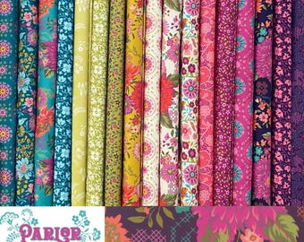 Parlor by Chrystal Manning for MODA Fabrics, 17 pieces