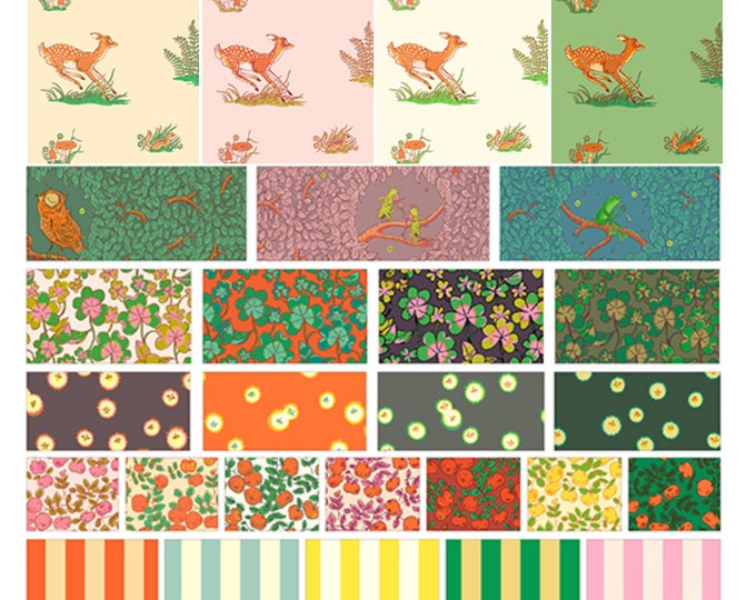 Heather Ross Forestburgh - Fabric Bundle - 27 prints