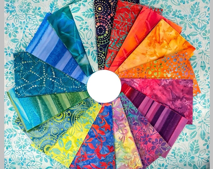 Mambo Batiks by Moda Fabrics - cotton fabric bundle