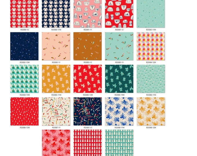 Jolly Darlings collection by Ruby Star Society - Moda Fabrics - Choose length, 23 options