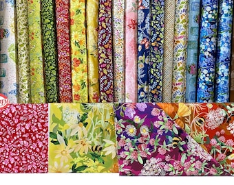 Wild Blossoms by Robin Pickens for Moda, 19 pieces