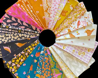 Bird Is the Word by Kimberly Kight of Ruby Star Society for Moda Fabrics - Fabric Bundle 25 pieces