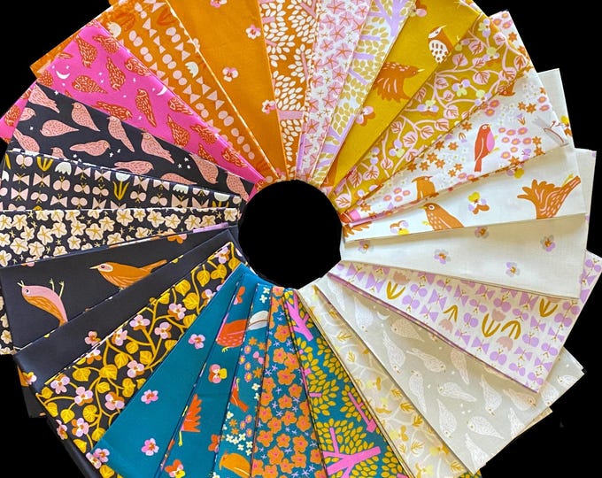 Bird Is the Word by Kimberly Kight of Ruby Star Society for Moda Fabrics - Fabric Bundle 25 pieces