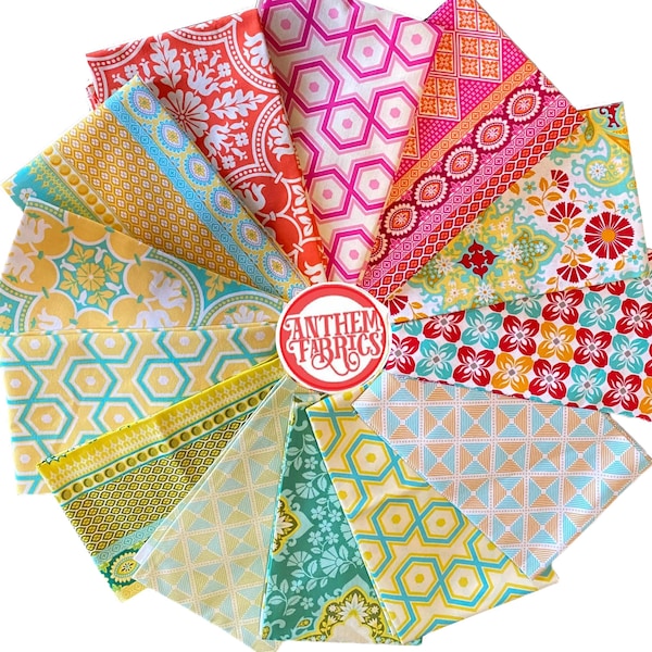 Notting Hill by Joel Dewberry - quilting cotton fabric bundle - 13 fat quarters