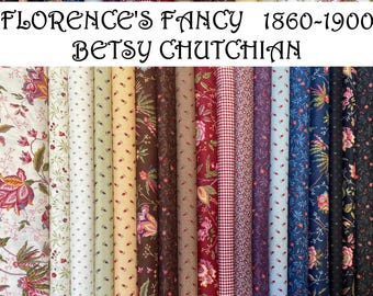 Betsy Chutchian Florence's Fancy Moda Fabric, bundle - 18 pieces