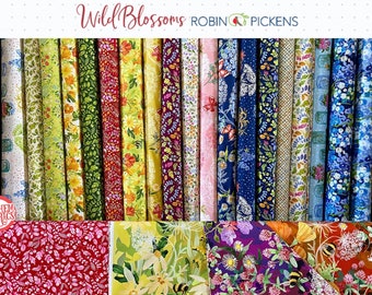 Wild Blossoms by Robin Pickens for Moda, 21 pieces