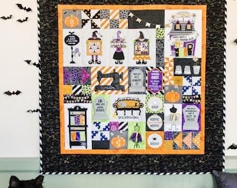 Kimberbell Candy Corn Quilt Shoppe - Hometown Halloween quilt supplies