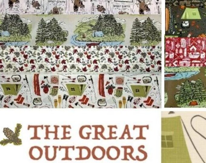 The Great Outdoors by Stacy Iest Hsu for Moda Fabrics, 13 pieces