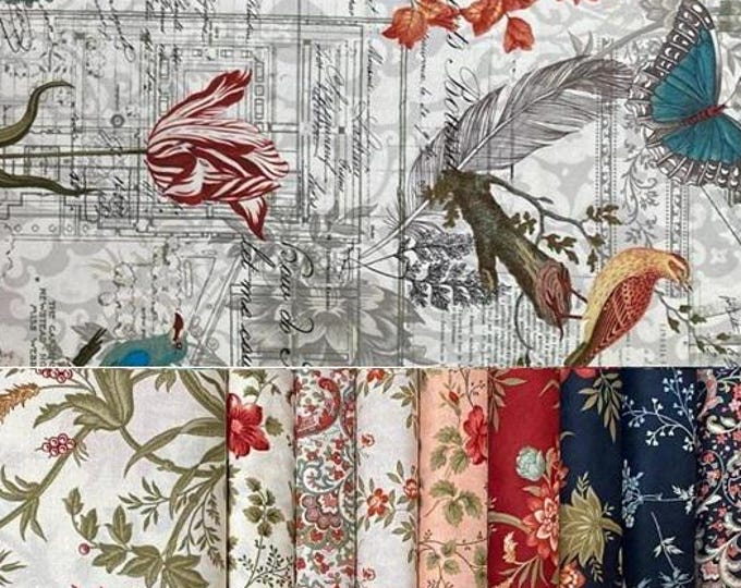 Rendezvous by 3 Sisters for Moda Fabrics - fabric bundle, 10 pieces