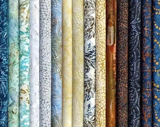 Blue Ridge Batiks by Moda, 15-piece assortment