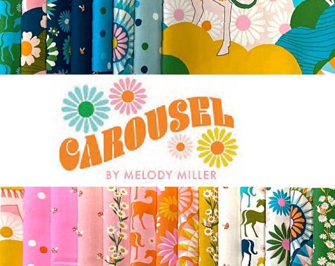 Carousel by Ruby Star Society for Moda Fabrics, fabric bundle 23 or 22 pieces