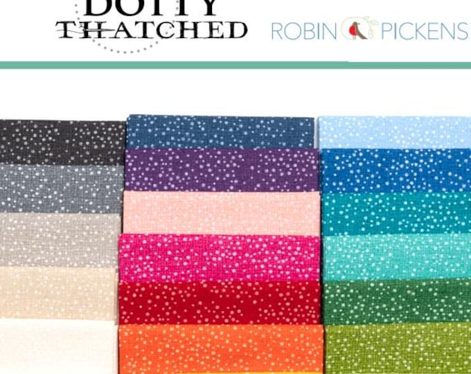 Dotty Thatched Basics by Robin Pickens for Moda Fabrics #48715, 20 pieces