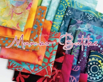 Mambo Batiks Hand Dye - Moda Fabrics by the yard or remnant cut