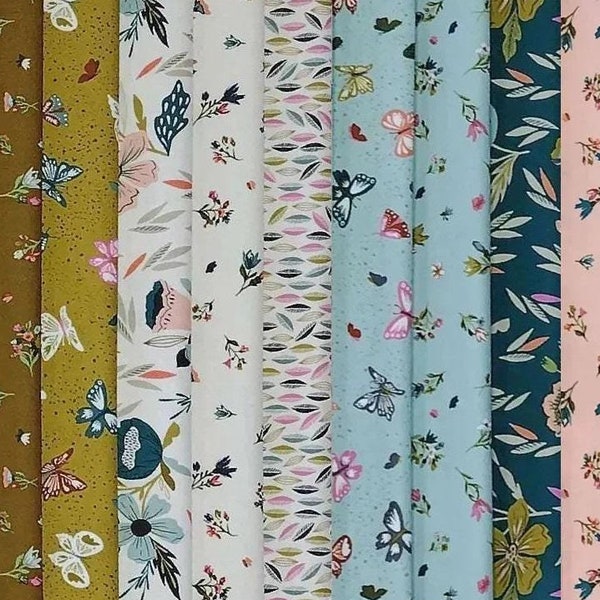 Songbook A New Page by Stephanie Sliwinski for Moda Fabrics ~ quilting cotton bundle, 9 fat quarters