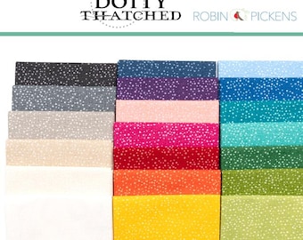 Dotty Thatched Basics by Robin Pickens for Moda Fabrics #48715, 20 pieces
