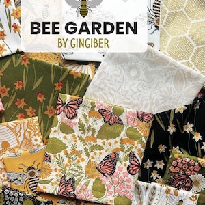 BEE GARDEN By Gingiber for MODA Fabrics - 27 Fat quarters