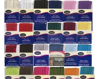 Wrights WRI303 Maxi Piping Bias Tape 1/2" wide 2-1/2 yards