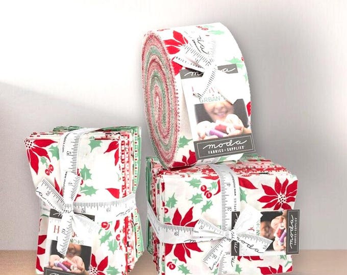 Urban Chiks Holly Jolly Christmas Fabric Bundle by Moda